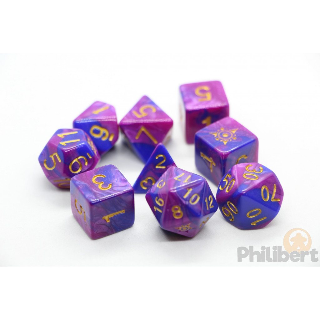 Set de 9 Dés JDR Elder Dice: Sigil of the Dreamlands (Nebula)
