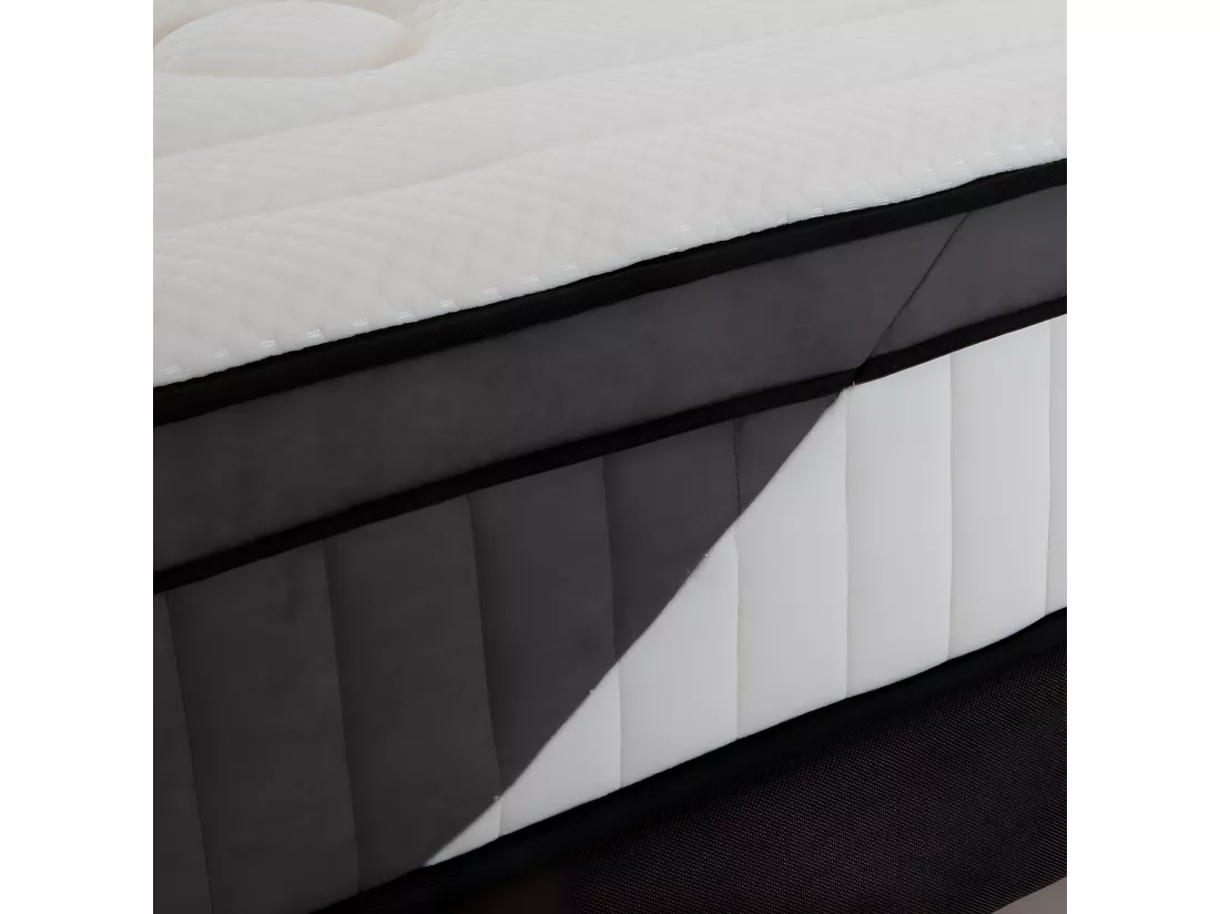 BELLECOUR LITERIE | Ensemble TIVOLI 90x190 cm | Matelas Mémoire de forme + Protège matelas anti punaise