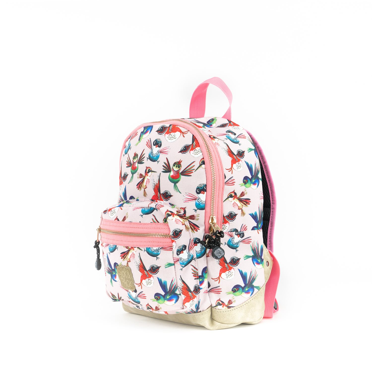 Pick & Pack Birds Backpack S soft pink