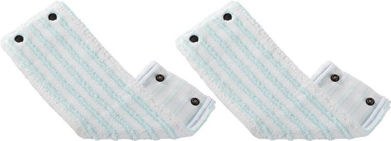 Leifheit - Clean Twist XL / Combi Clean XL vloerwisser vervangingsdoek met drukknoppen – Micro Duo – 42 cm / set van 2