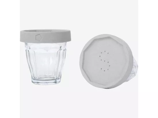 HABITAT - Salière et poivrière en verre - Gris - Design by 5.5 pour Designerbox - Picardie