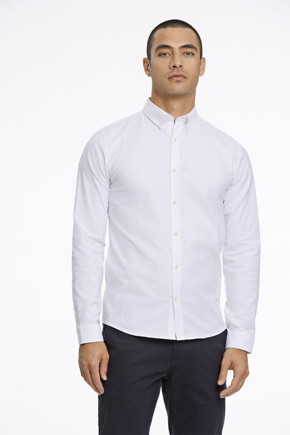 Lindbergh Oxford skjorte slim fit Hvid
