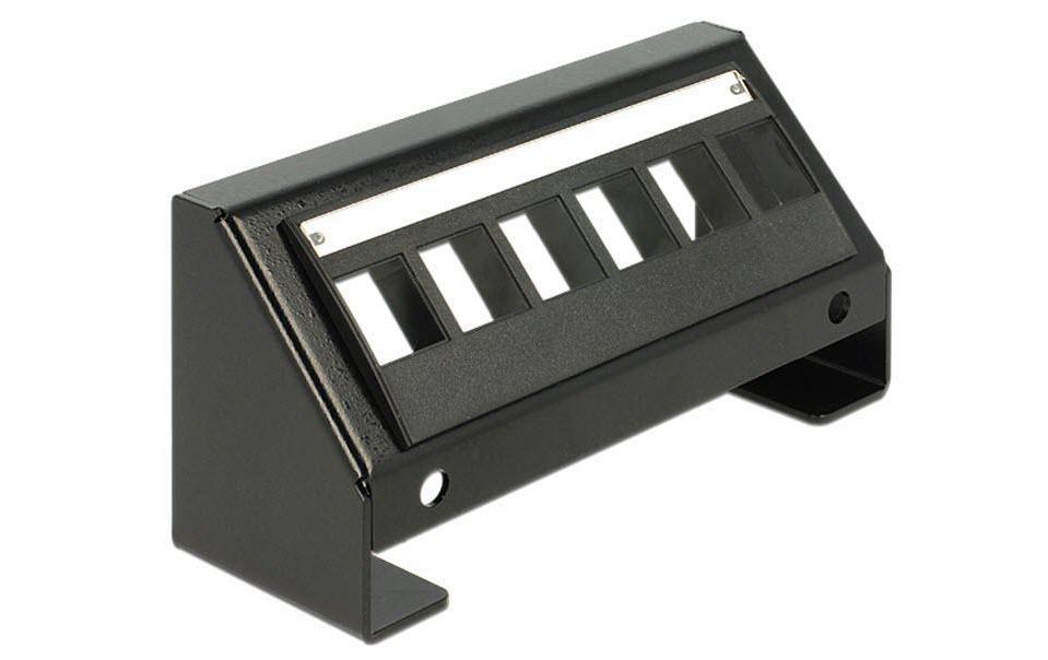 Gehäuse Keystone 6-Port Tischmontage-LeerpanelMultimedia-Panel für Keystone Module