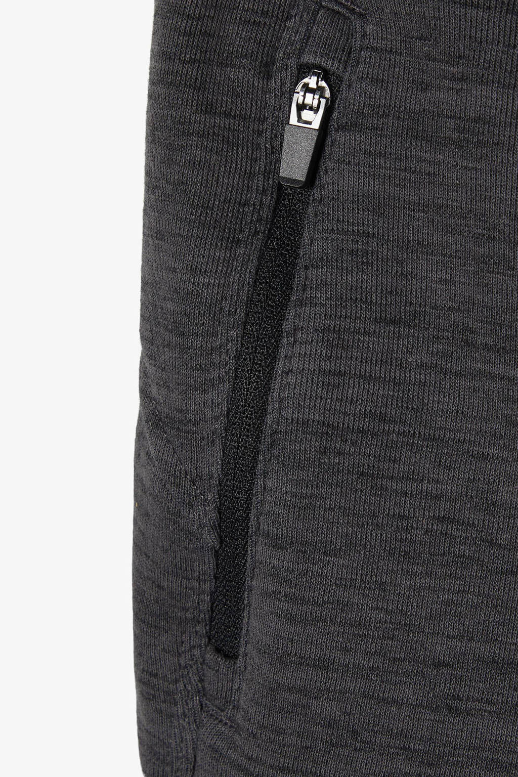 NAME IT gemêleerde sweatshort Scott antraciet