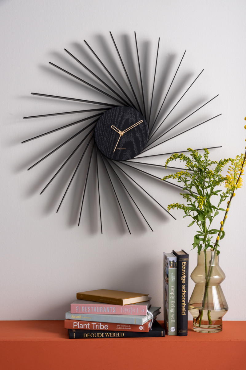 Wall Clock Helix XL KA5890BK Black