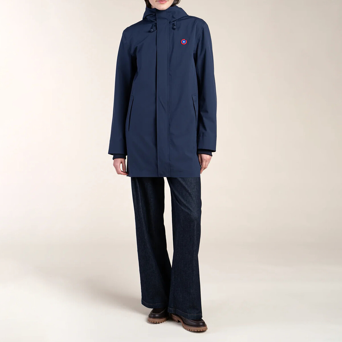 FLOTTE<br>Parka impermeável de comprimento médio BEAUBOURG