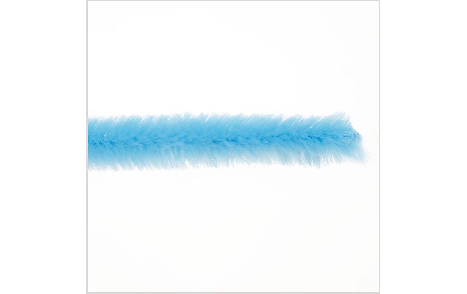 Chenilledraht 15 mm, 15 Stück, BlauBiegsame Pfeifenreiniger
