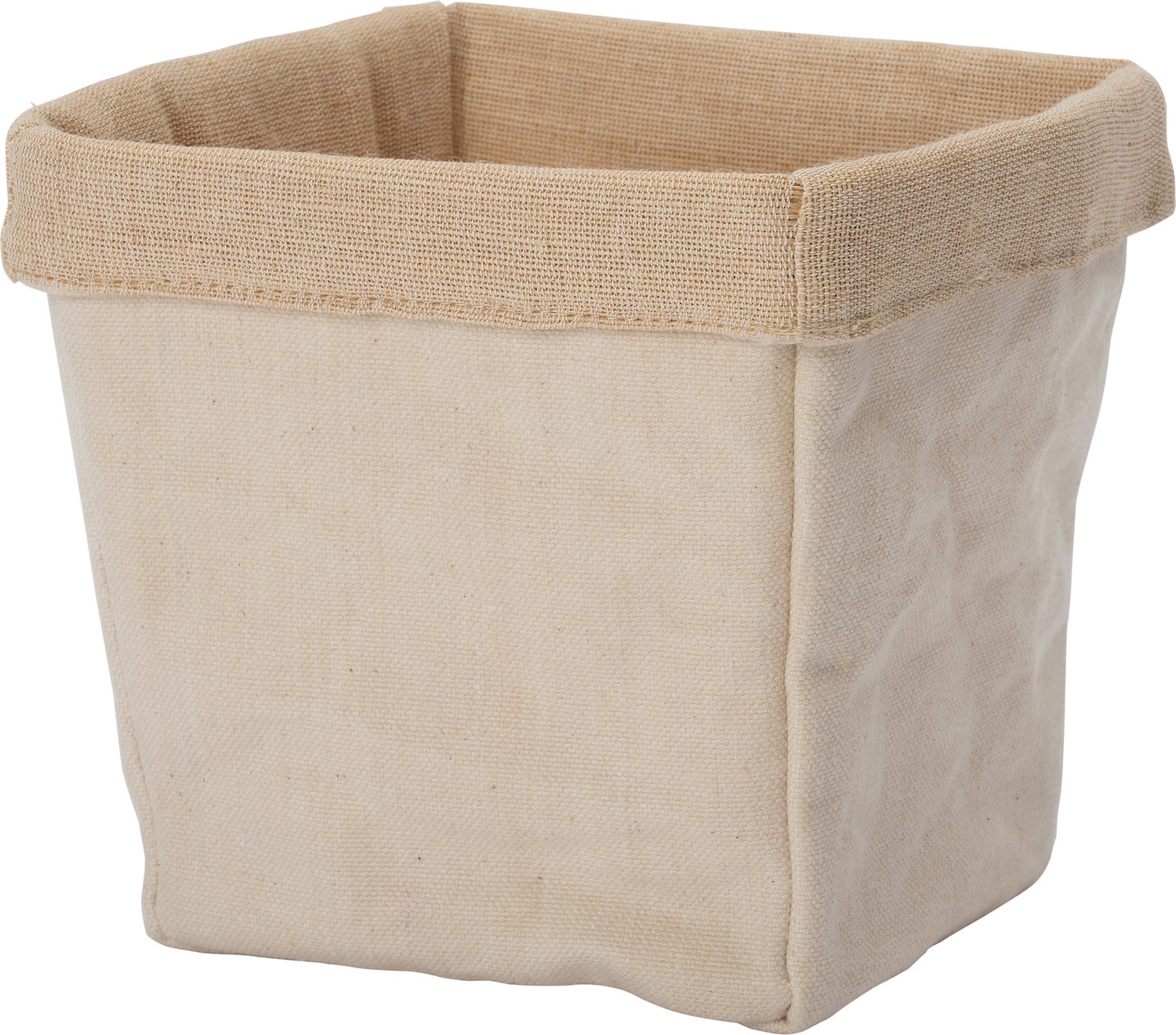 Intratuin opbergmand Linda beige 12 x 12 x 12 cm