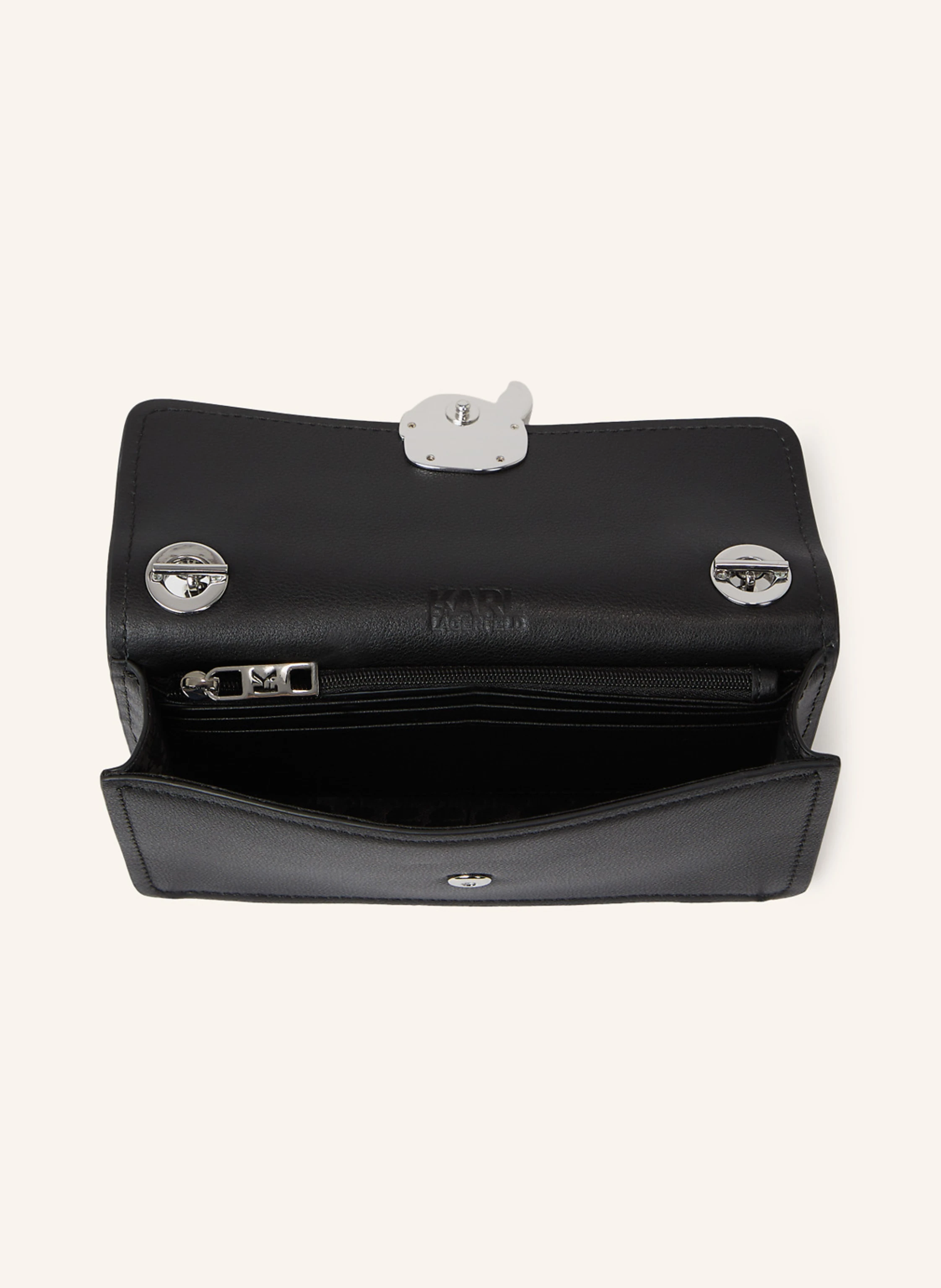 KARL LAGERFELD IKON PEBBLE POUCH
