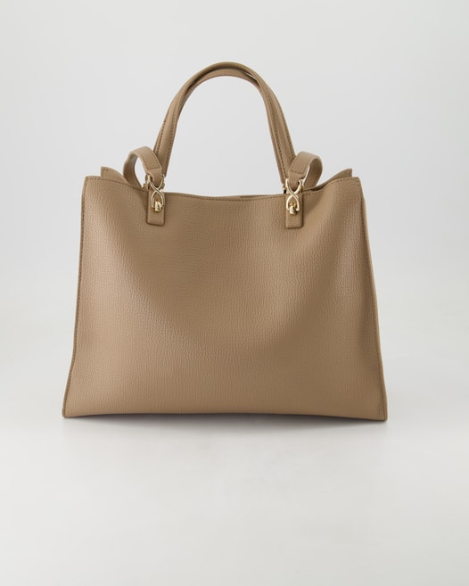 Valentino Shopping Stereo RE Handtasche in Beige