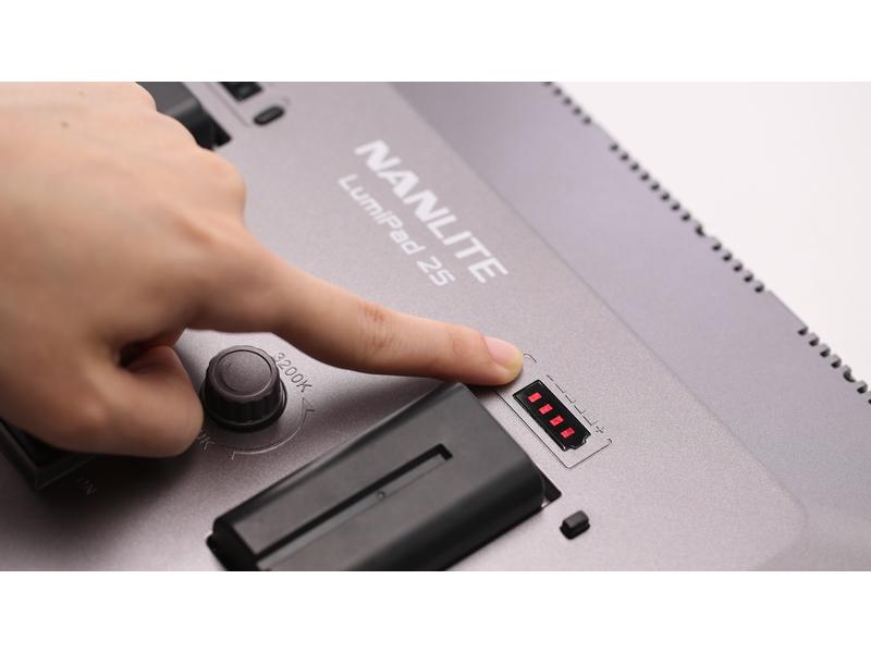 Nanlite Dauerlicht LumiPad 25 Schlankes LED-Panel mit weichem Licht