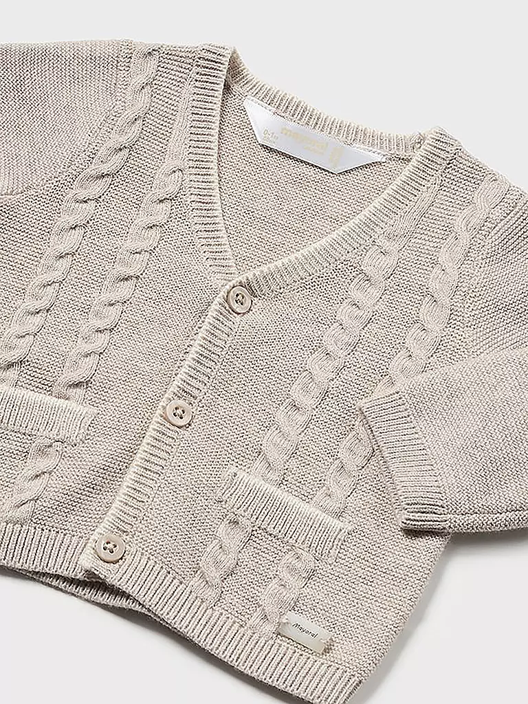 MAYORAL Baby Strickjacke beige