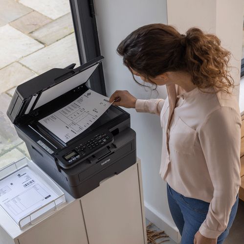 Brother - MFC-L2800DW - Laserprinter - Zwart - Multifunctioneel - USB en Wifi