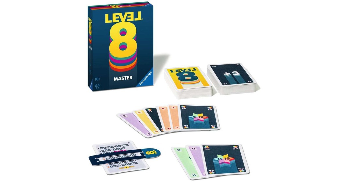RavensburgerLevel 8 - Master Kaartspel  (Nederlands, 2 - 6 spelers, 60 minuten, Vanaf 10 jaar)