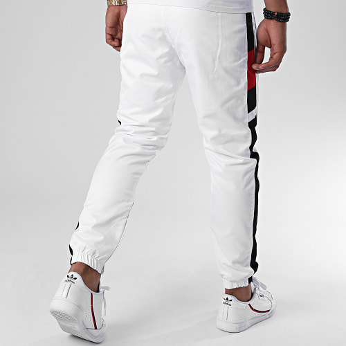 Pantalon Jogging A Bandes Uzi PT029 Blanc