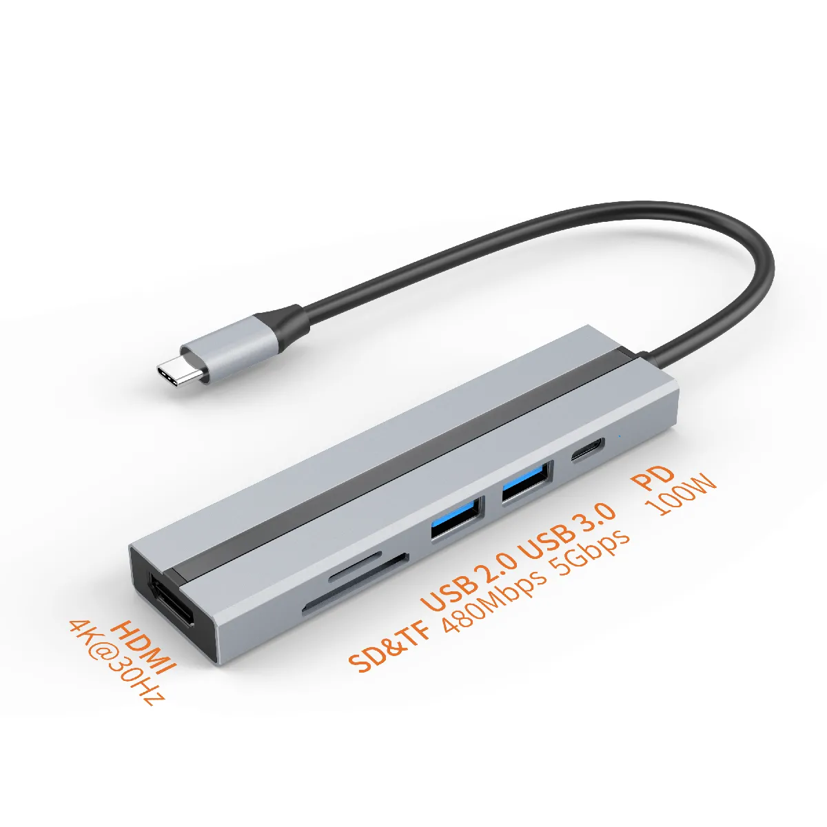 INF Hub USB-C 6-en-1