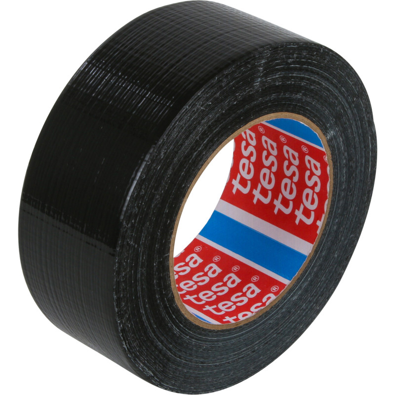 Tesa PRO universele ducttape Zwart 48mmx50m