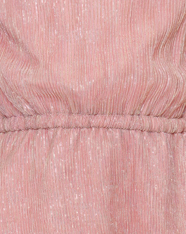 Kleid UMARE mit Glitzer in dawn pink