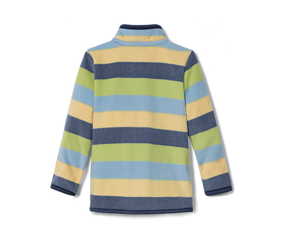 Kinder-Fleecejacke, Streifen