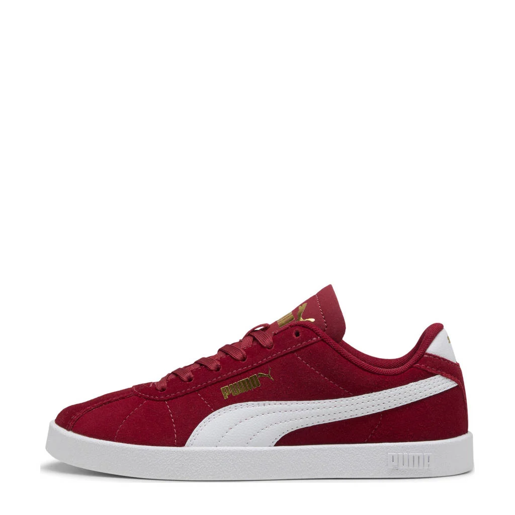 Puma Club IIsneakers donkerrood/wit