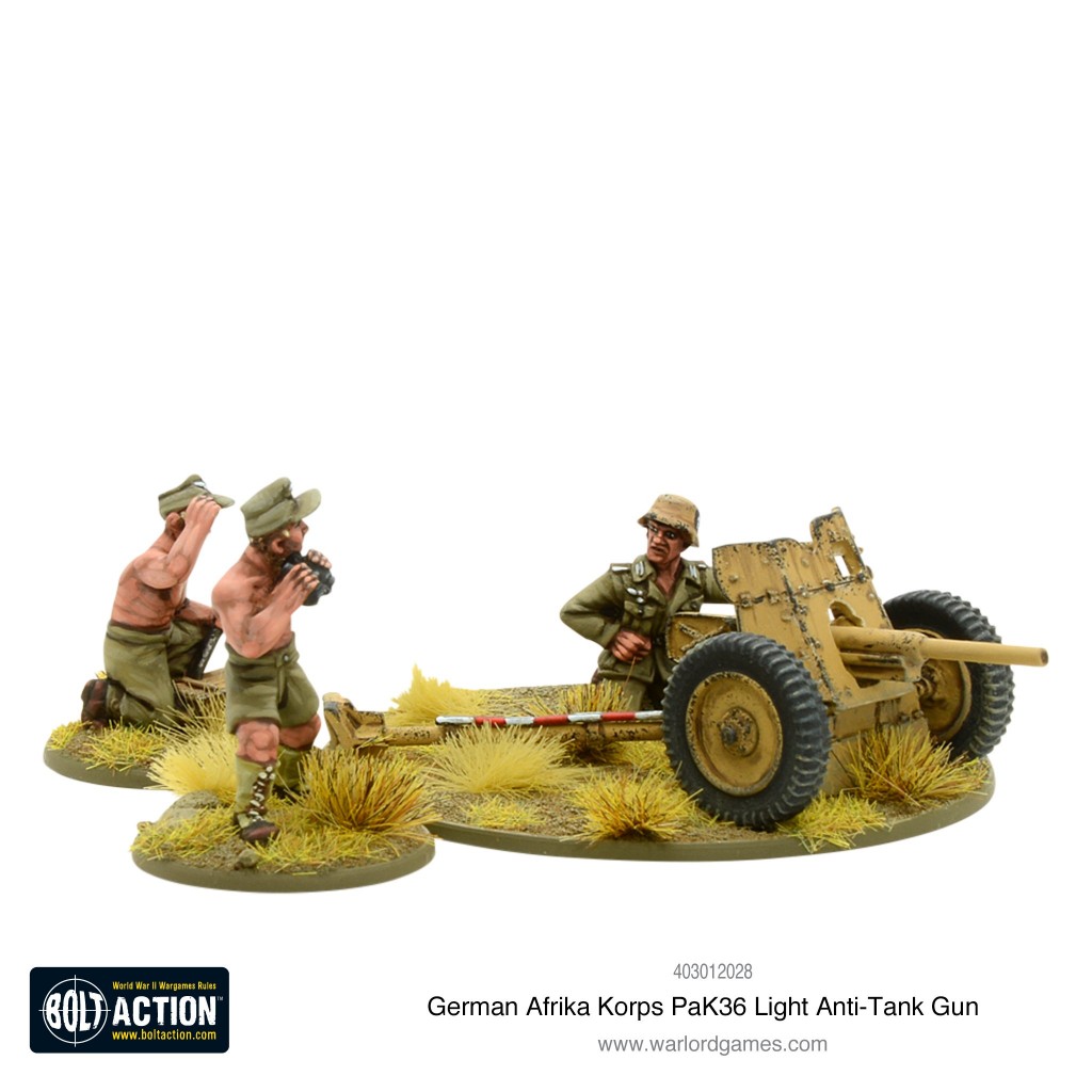 Bolt Action - German - Afrika Korps Pak 36 Light Anti-Tank Gun