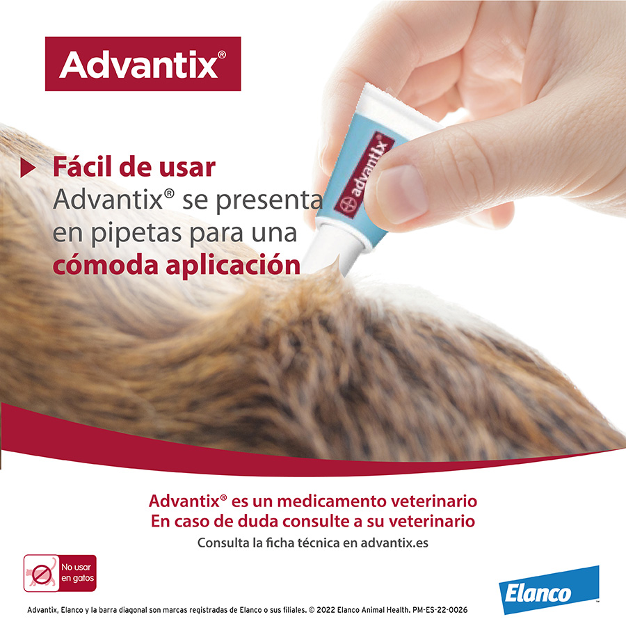 Pipetas antiparasitárias Advantix para cães