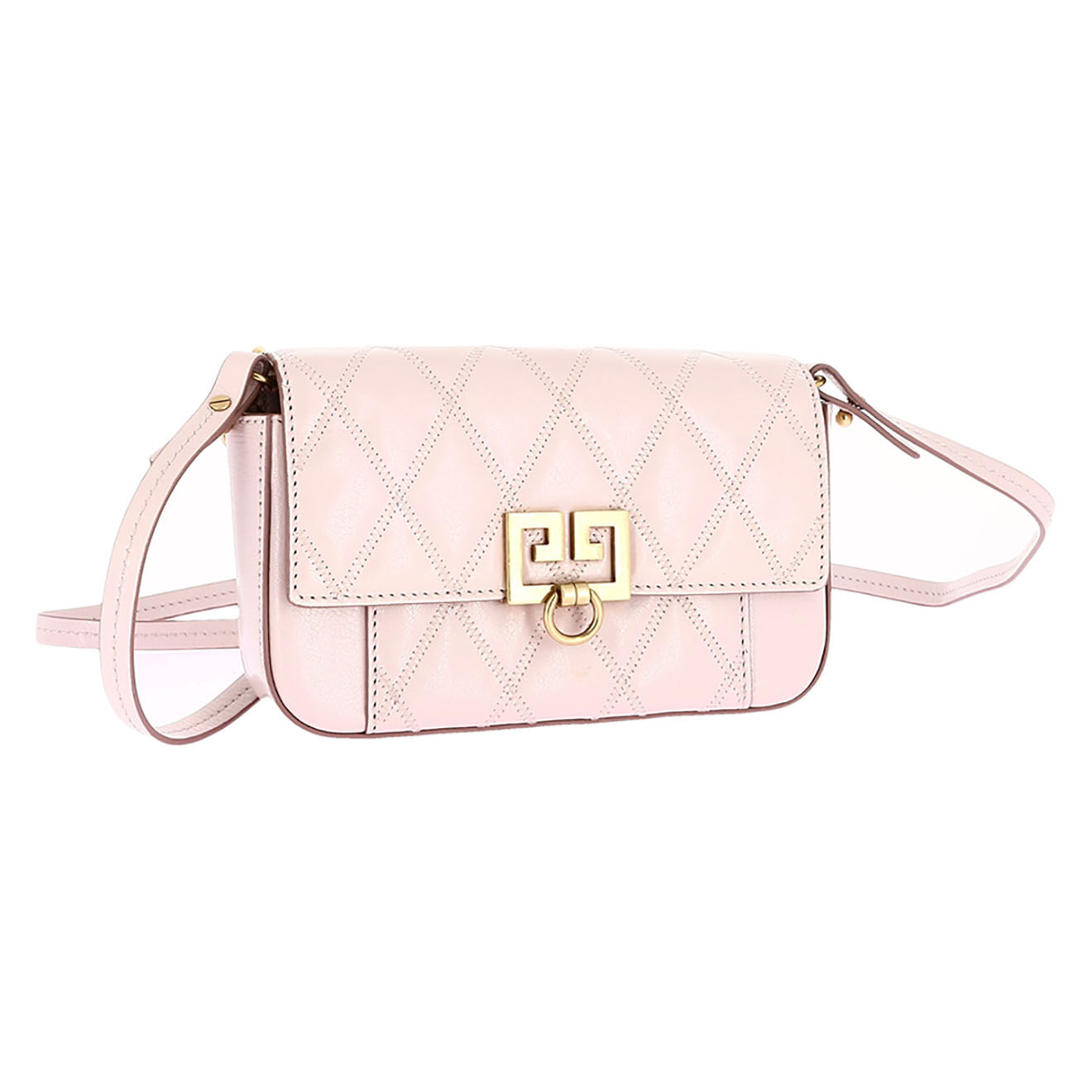 Givenchy Mini sac bandoulière en Cuir rose - Très bon état - L.18 cm