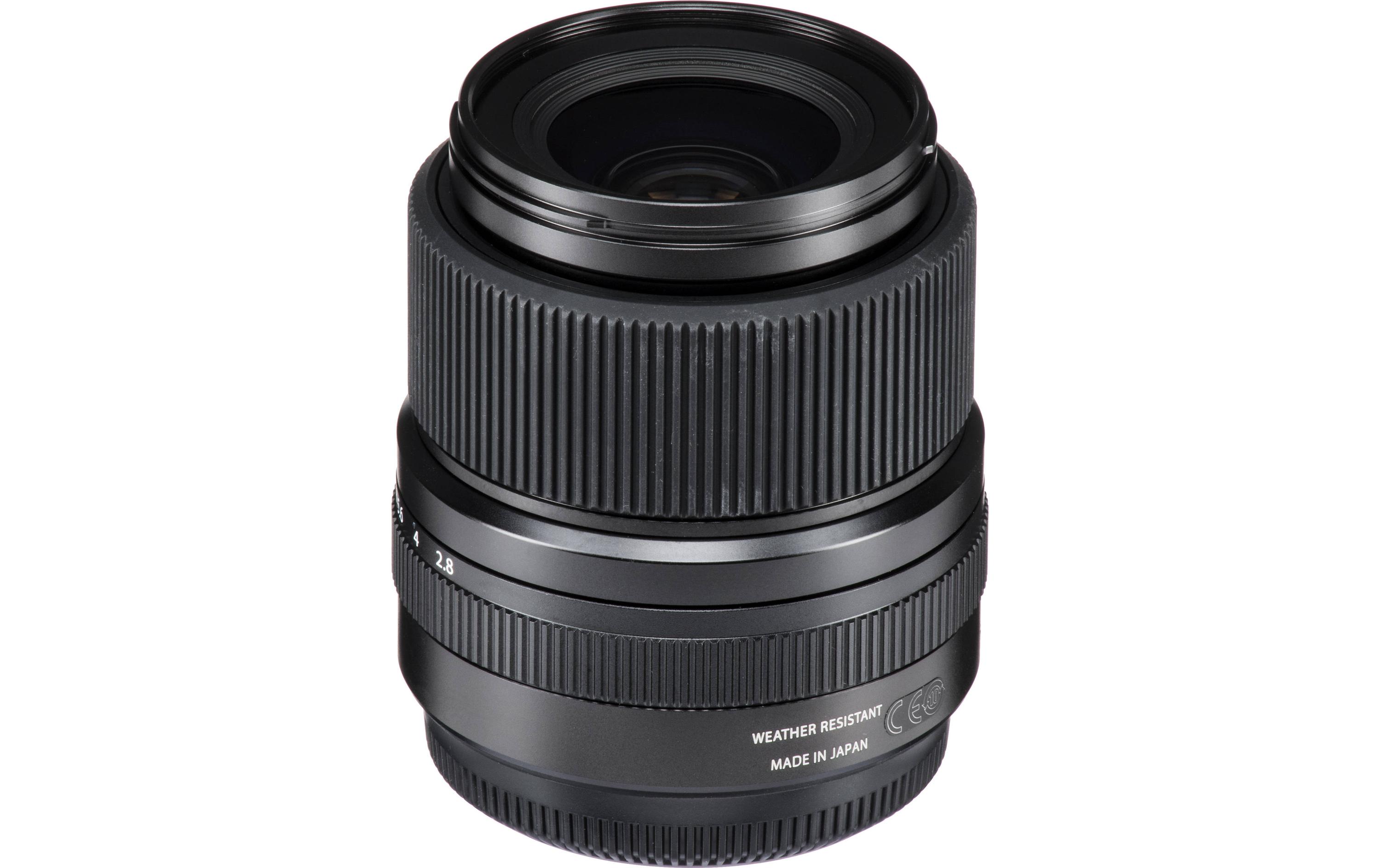 Festbrennweite GF 45mm F/2.8 R WR – Fujifilm G-Mount<br>Leichtes und kompaktes Reportage- und Streetfotografie-Objektiv