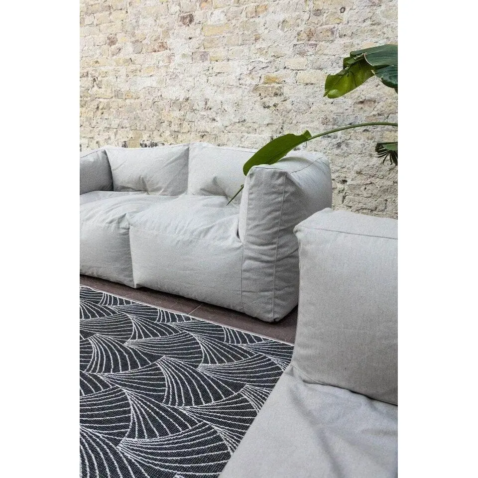 Interieur05 Buitenkleed Deco zwart/wit - 230 x 160 cm