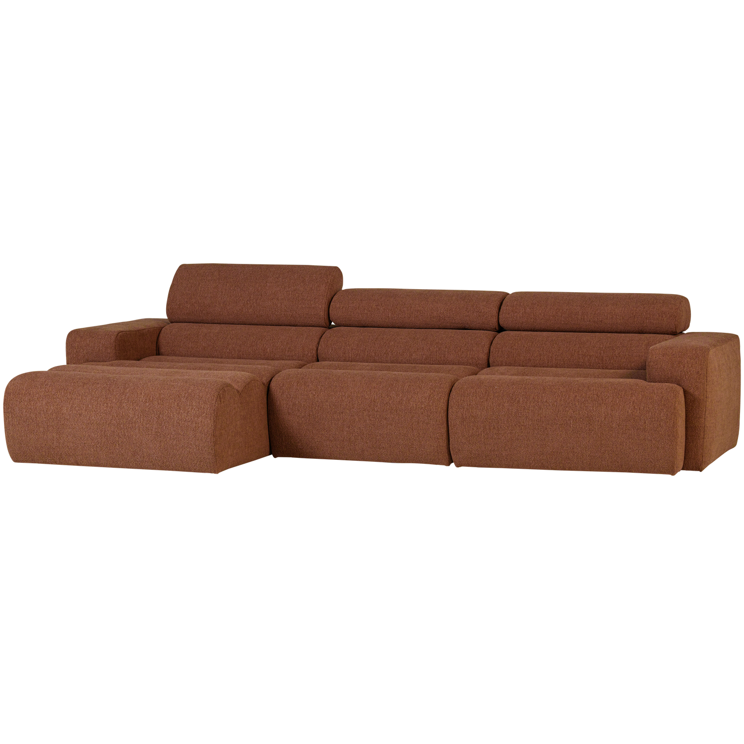 WOOOD Novi Chaise Longue Bank Links - Polyester - Terra