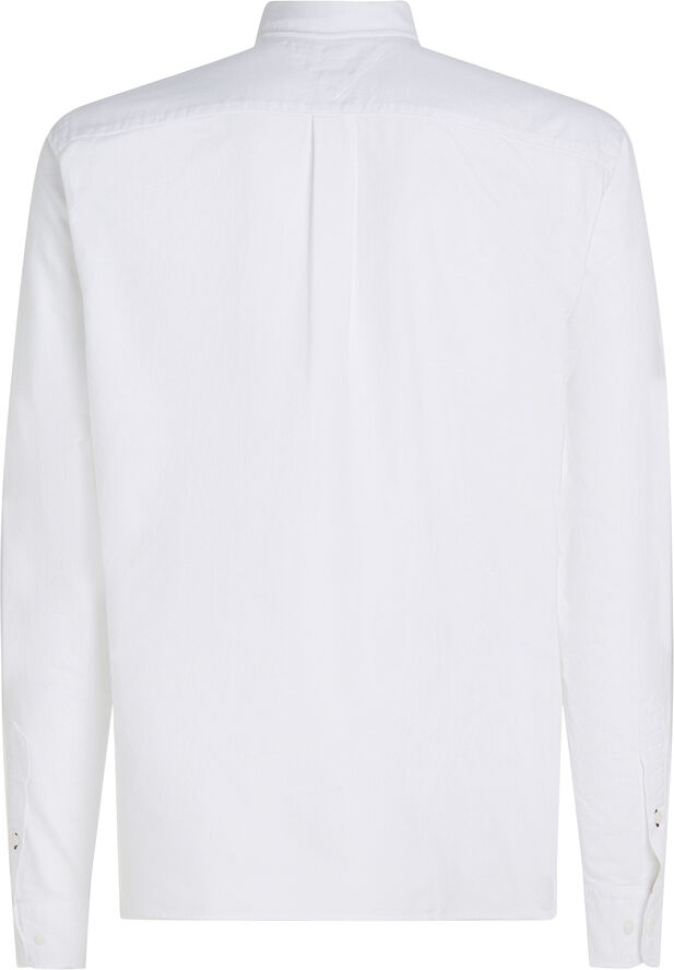 Tommy Hilfiger SOLID HERITAGE OXFORD RF SHIRT Optic white