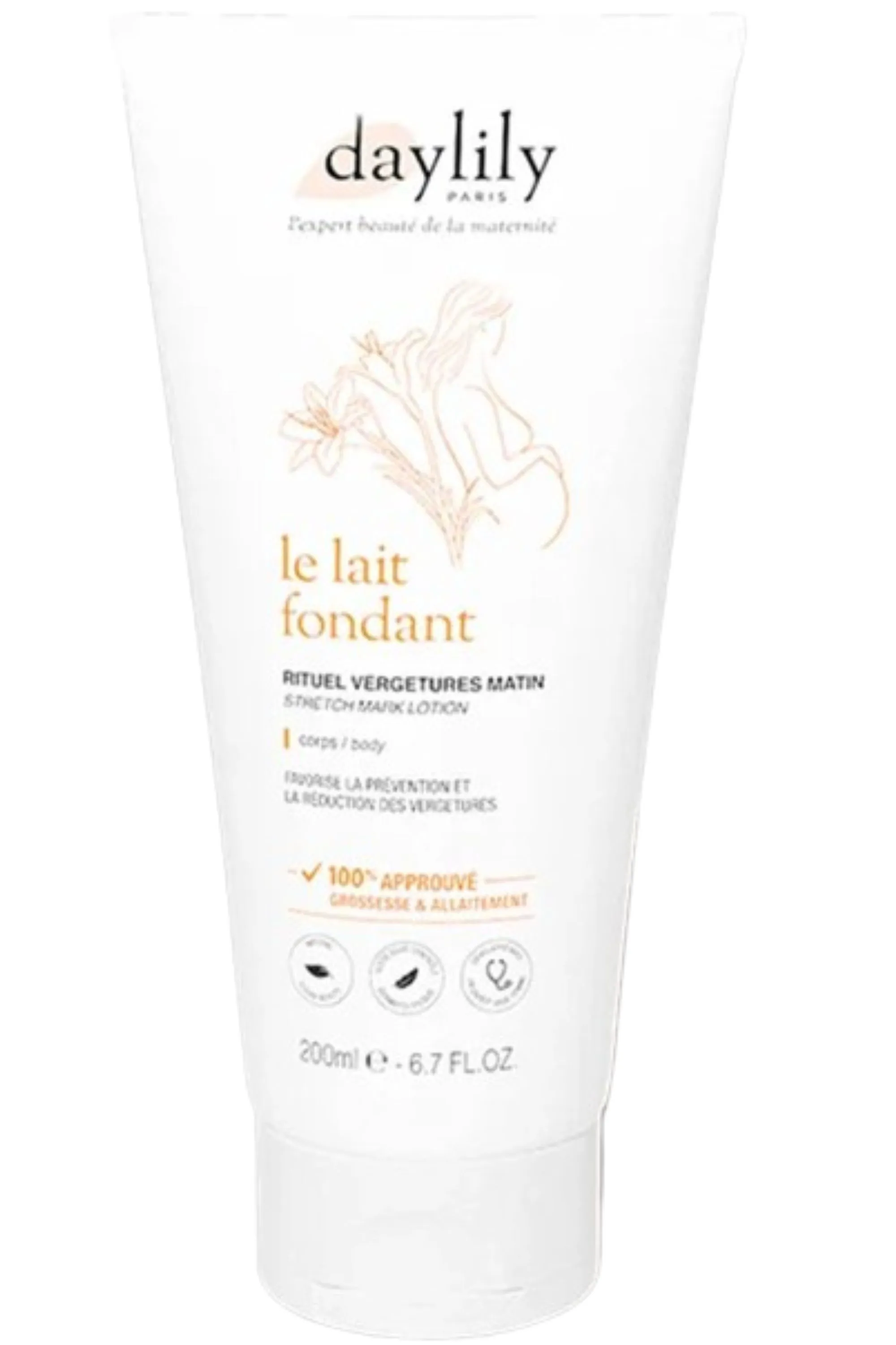 Daylily Paris Lait Fondant Rituel Vergetures matin-200 ml
