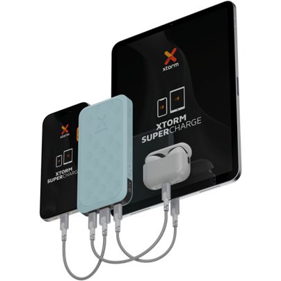 Xtorm FS5102U banque d'alimentation électrique Lithium Polymère (LiPo) 10000 mAh Bleu