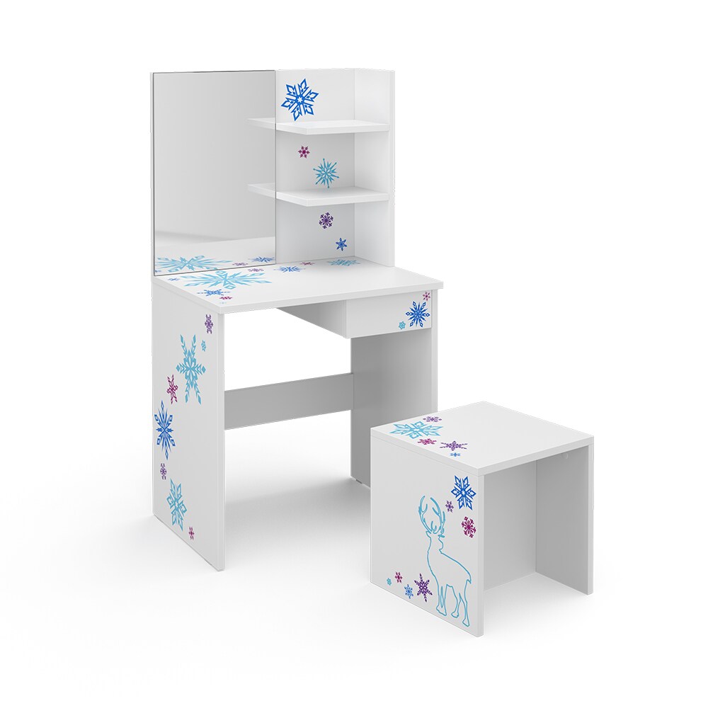 Vicco Kinder Schminktisch Kinderschminktisch Frisiertisch mit Hocker Mädchen