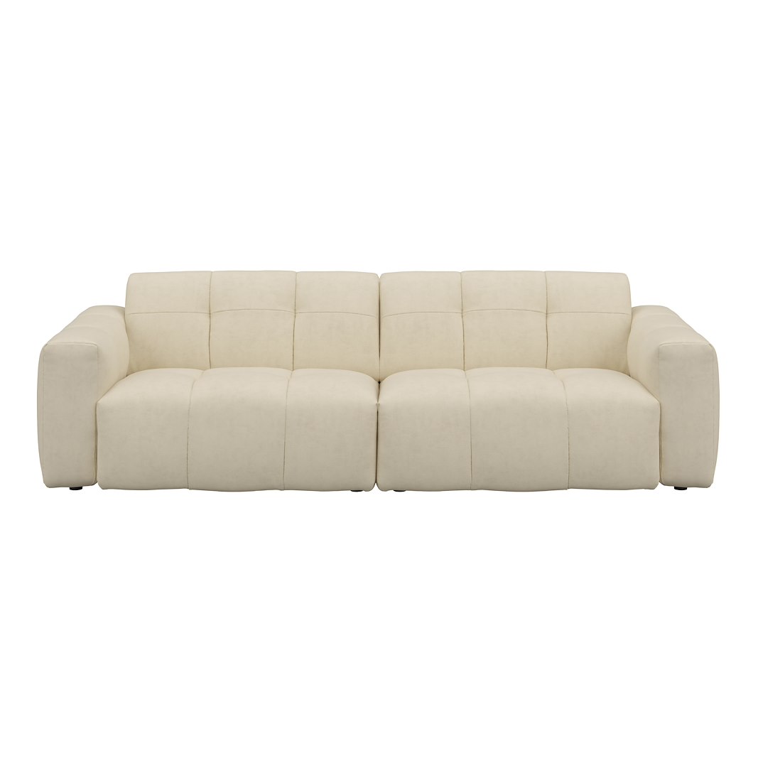 Chess 3-seter I Tekstil Velvety 03 Ivory
