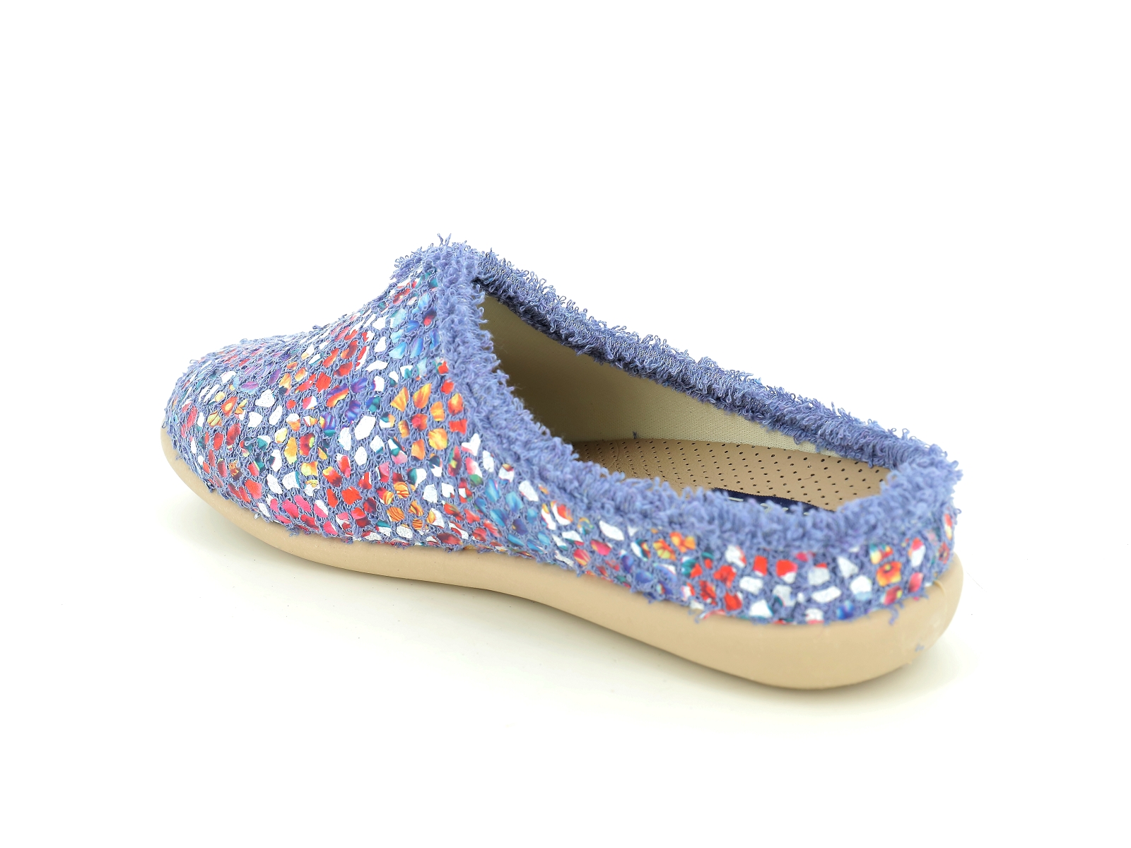 R brand-33385 Textile Multi Bleu