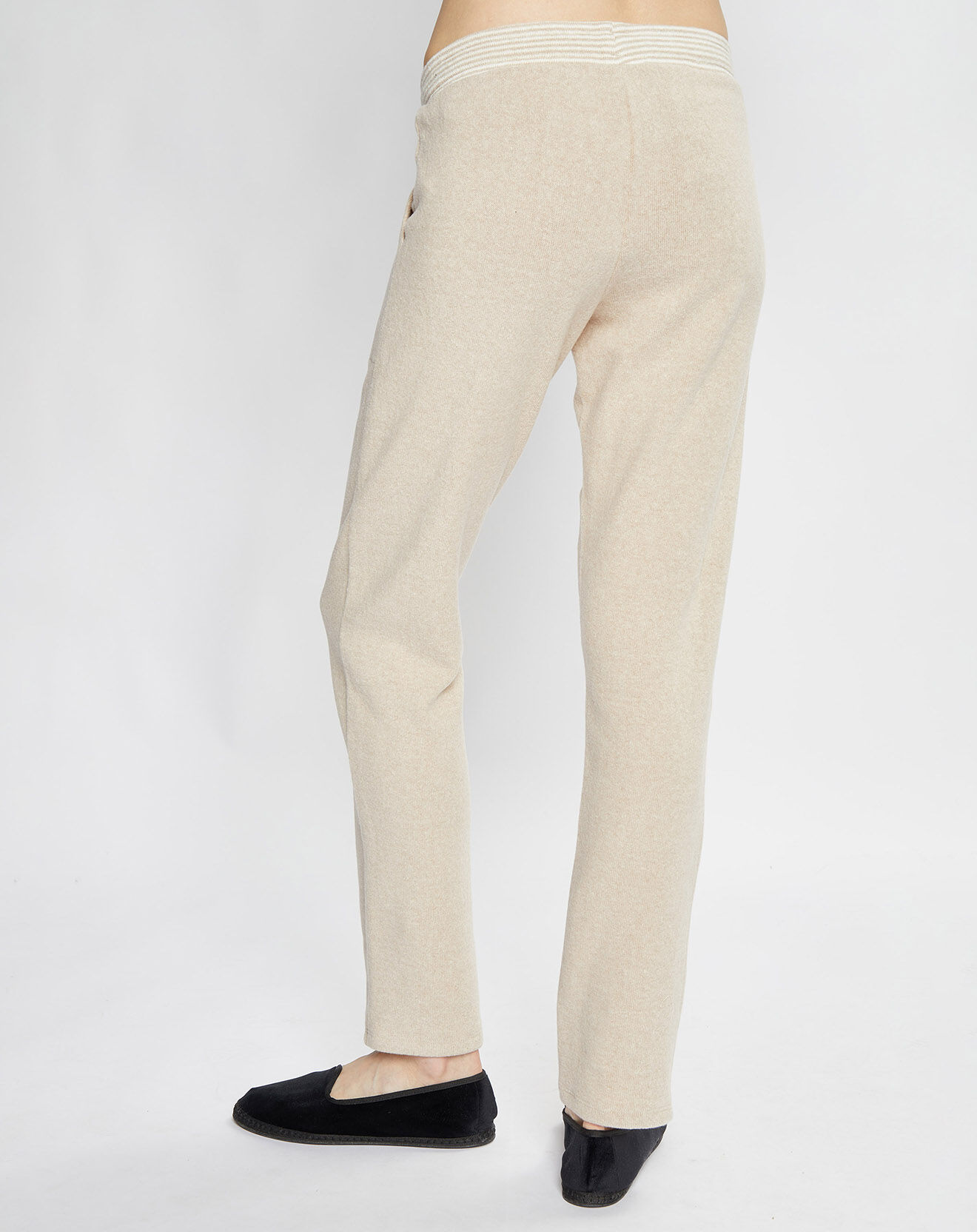 Le Chat Pantalon Sweethome beige/blanc