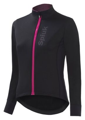 Veste Manches Longues Femme Spiuk Membrane Anatomic Noir/Rose
