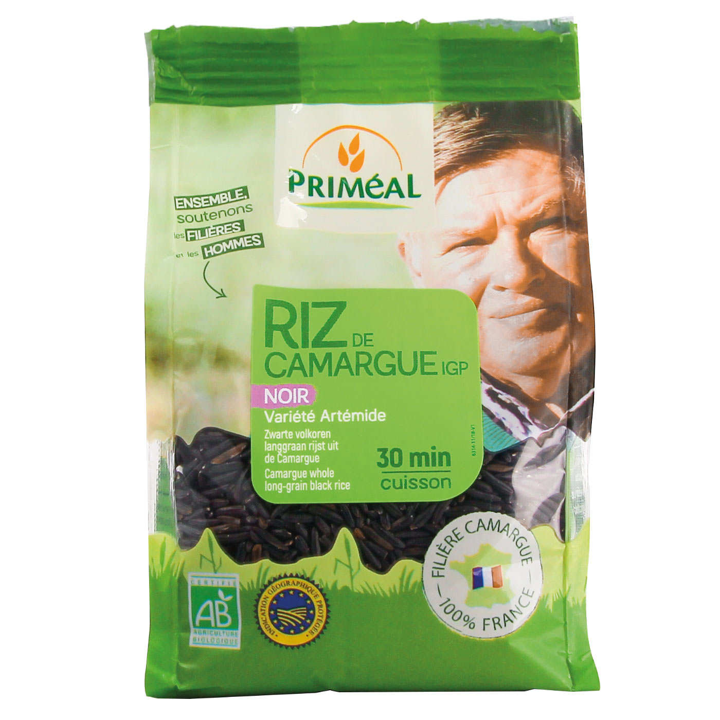 Riz de Camargue noir long complet