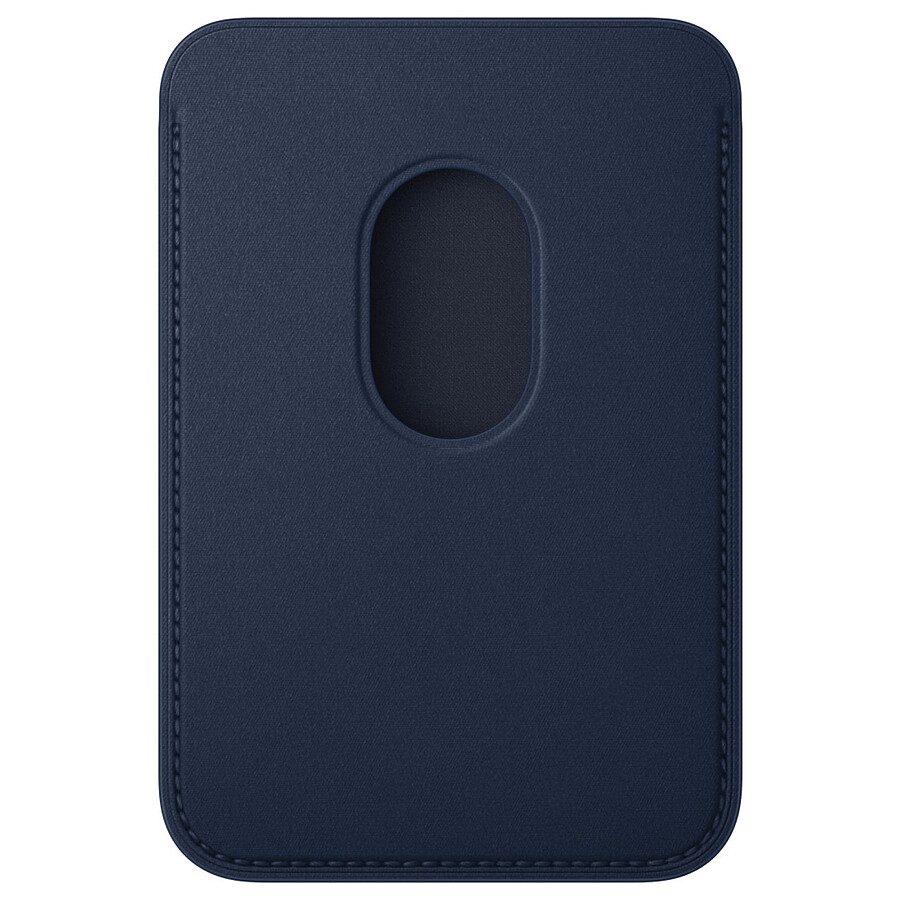 Apple Porte-cartes en tissage fin avec MagSafe pour Apple iPhone - Bleu