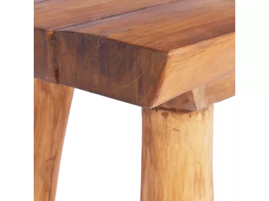 Banc de jardin 80 cm Bois de teck massif
