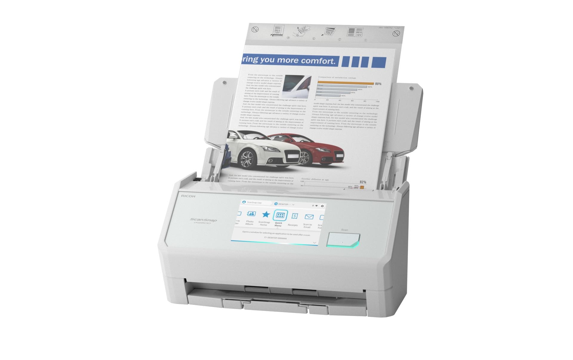 ScanSnap iX2500<br>ADF-Dokumentenscanner mit Duplex-Scan, WLAN und USB