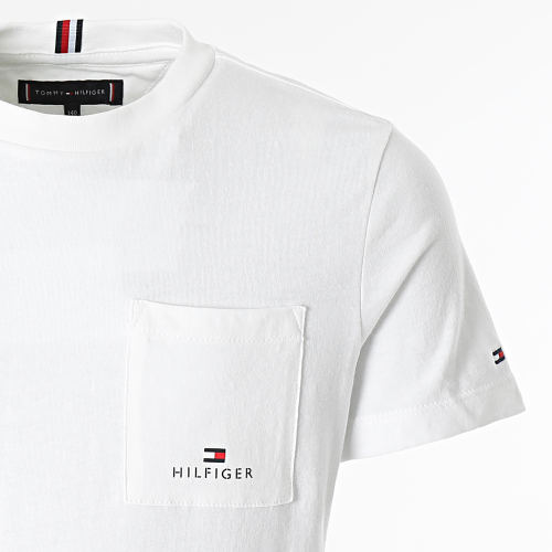 Tee Shirt Poche Enfant Essential Pocket 8197 Blanc