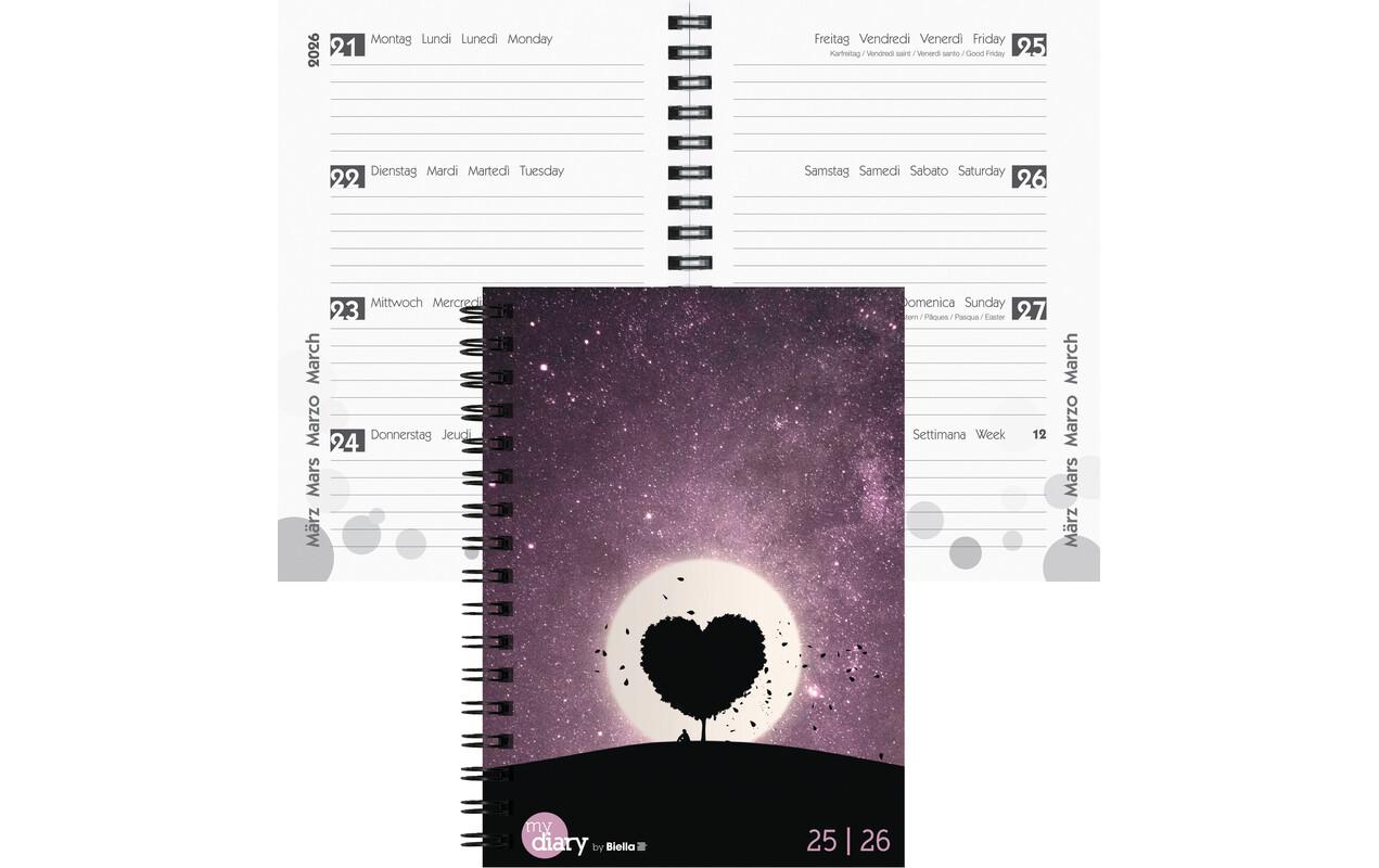 Schüleragenda Mydiary Love 25/26 FSC, 3½T/1S, 12 x 16.5 cmModerner Terminplaner für Jugendliche