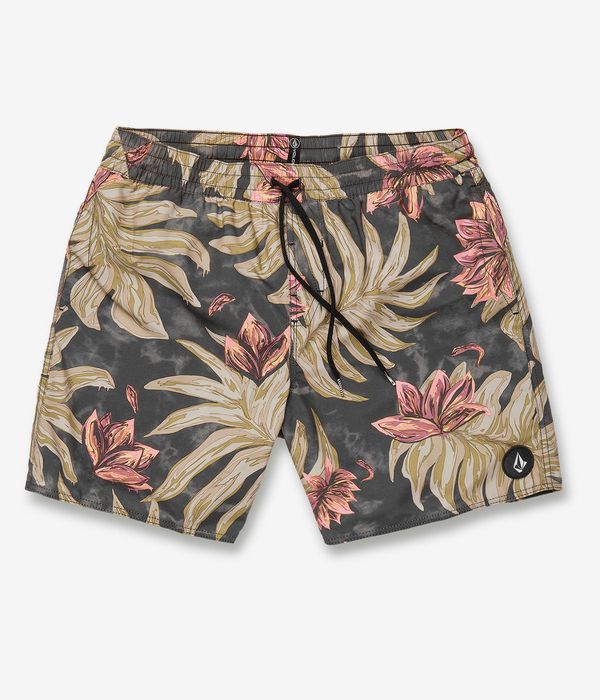 Volcom Polly Pack 17 Boardshorts (rinsed black)