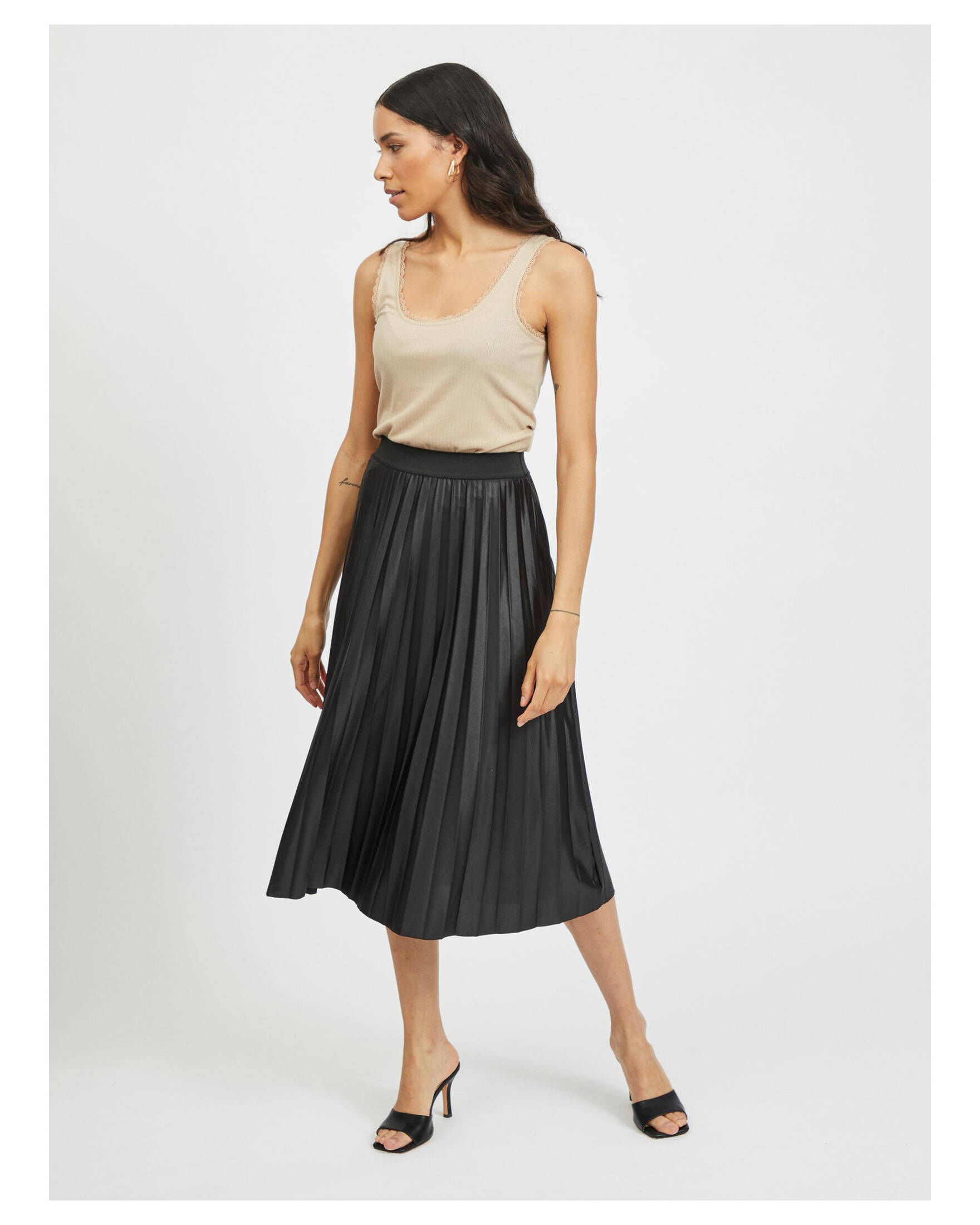 Vila| Damen Rock VINITBAN SKIRT/SU - NOOS
