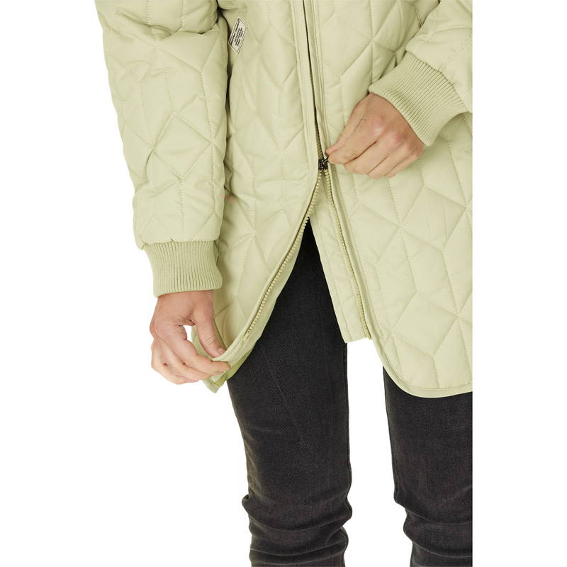 Weather Report Nokka Long Quiltet Jakke Dame