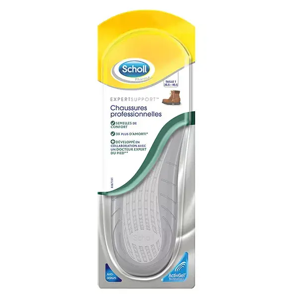 Palmilhas Scholl Expert Support Professional, tamanho 1