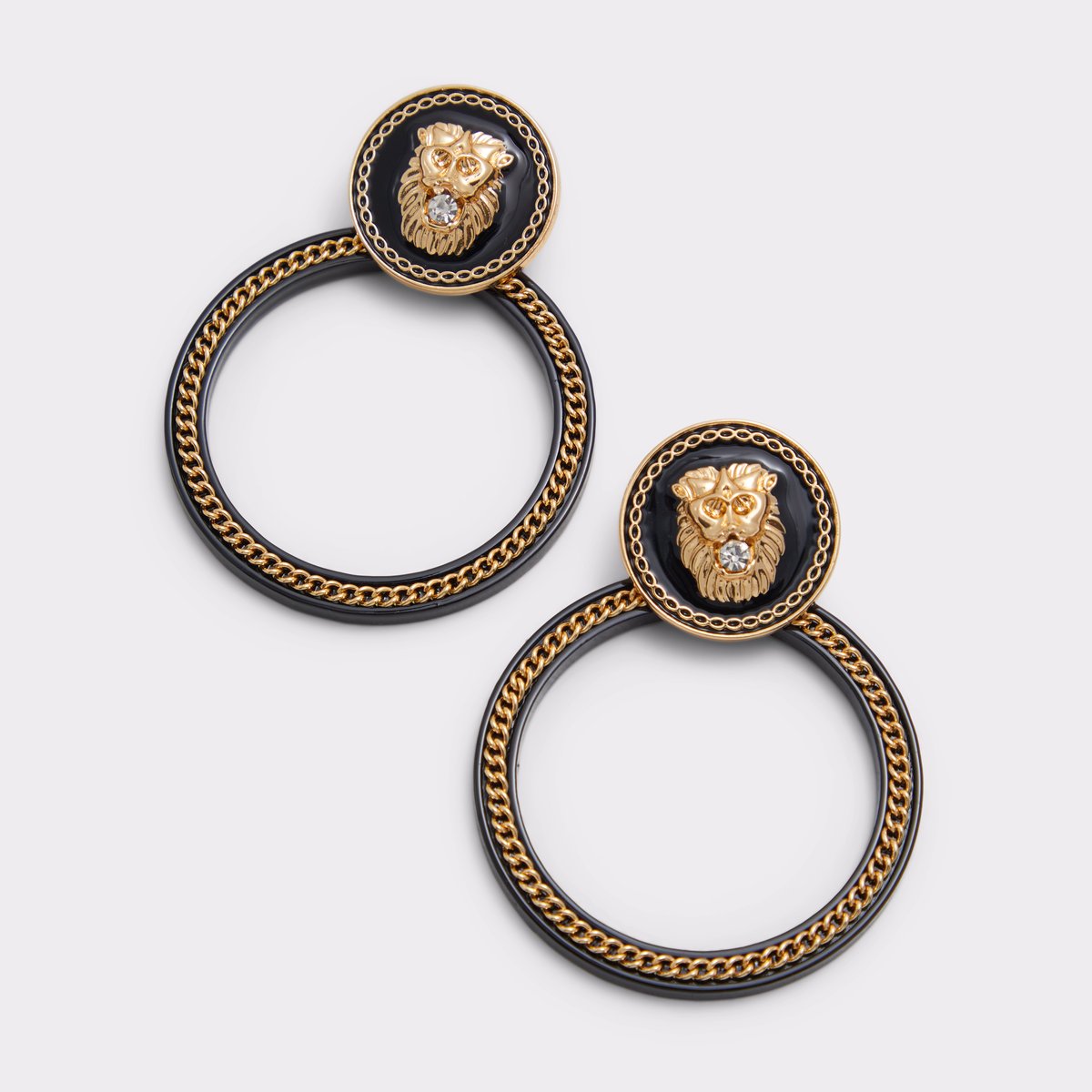Bereriel Black-Gold Multi Women Earrings