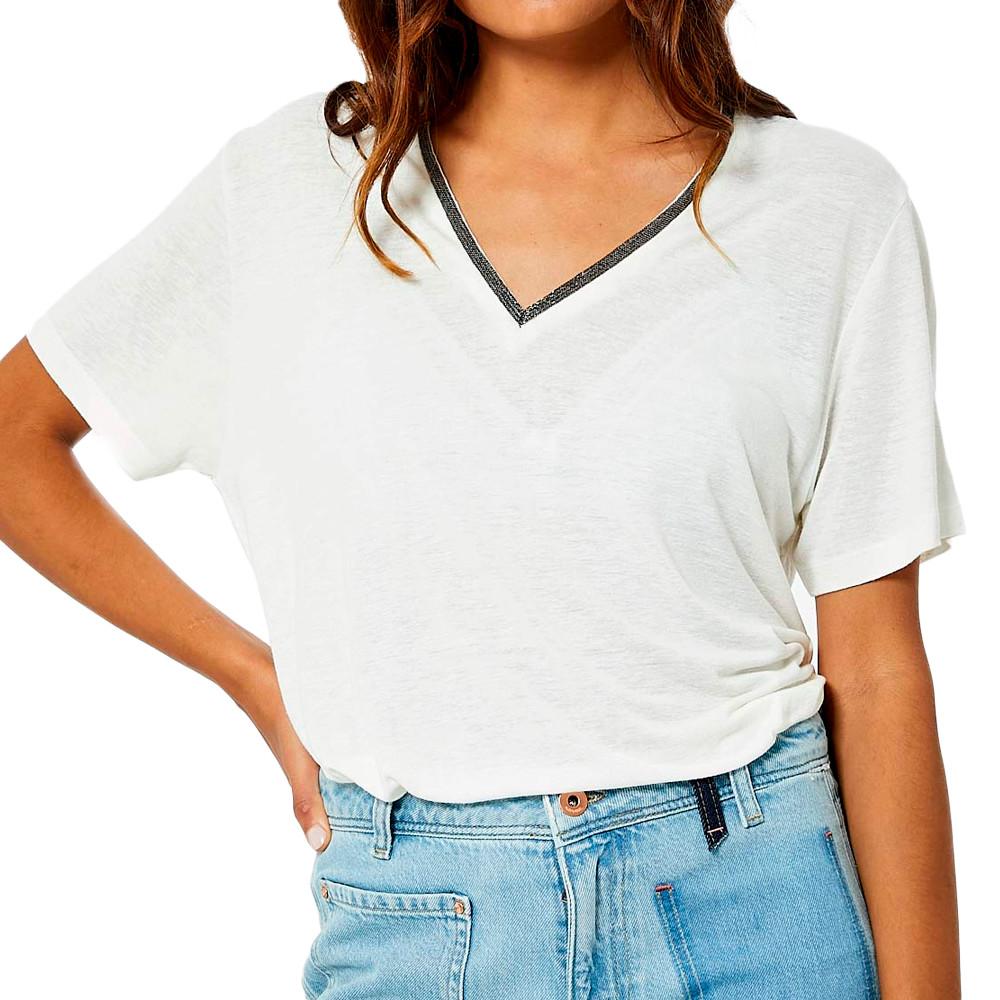 Kaporal T-shirt Blanc Femme Kaporal Jorixe